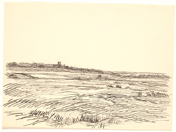 Fritz Syberg, Landskab med kirke