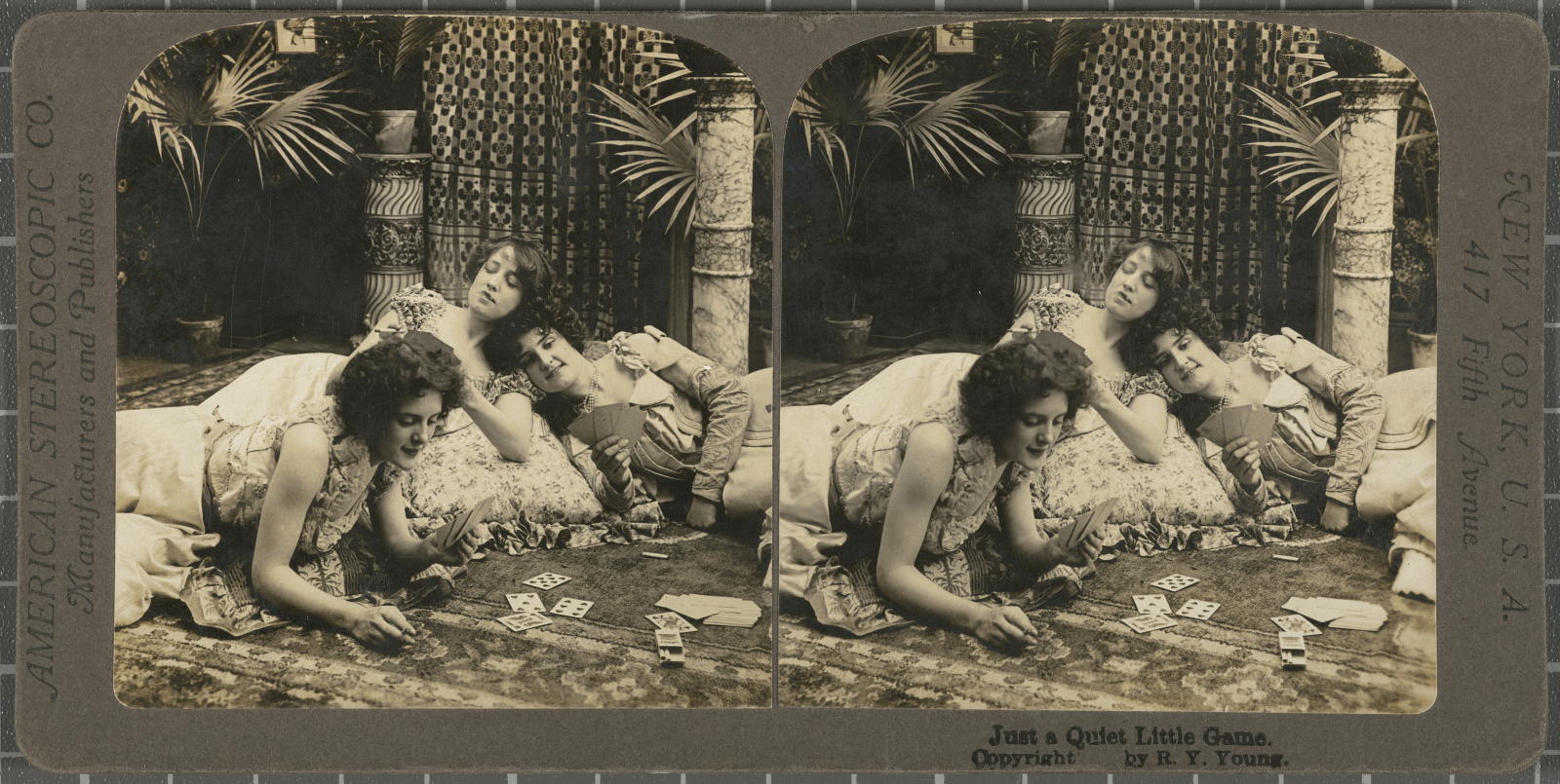 Desconegut, Just a little bit game American Stereoscopic Company