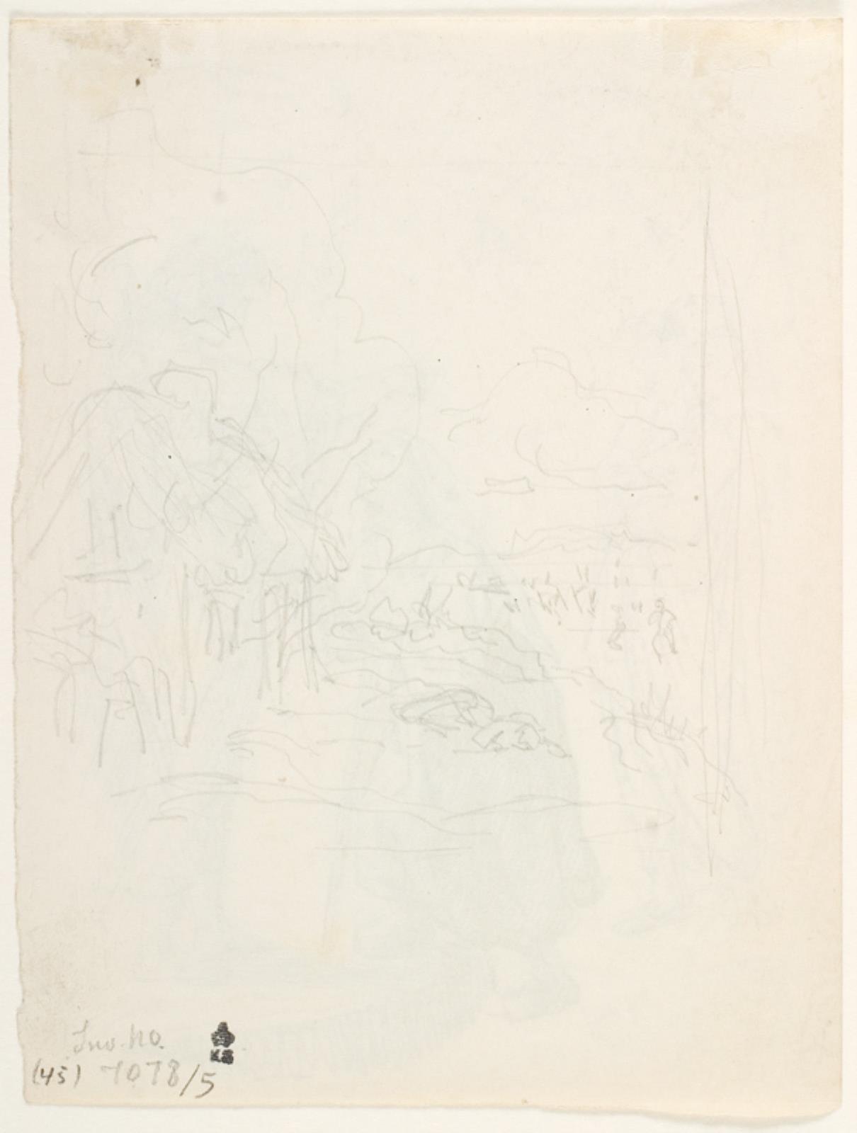 Lorenz Frølich, Illustrationsudkast til H.C. Andersen, "Noget"