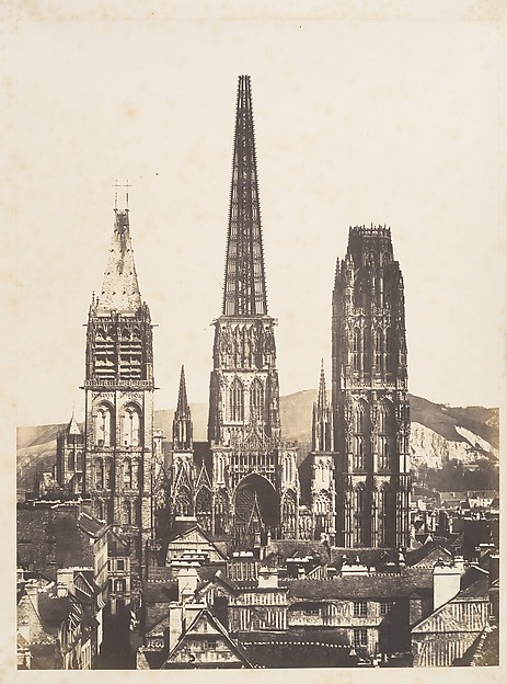 Edmond Bacot, Vue générale de la Cathédrale de Rouen