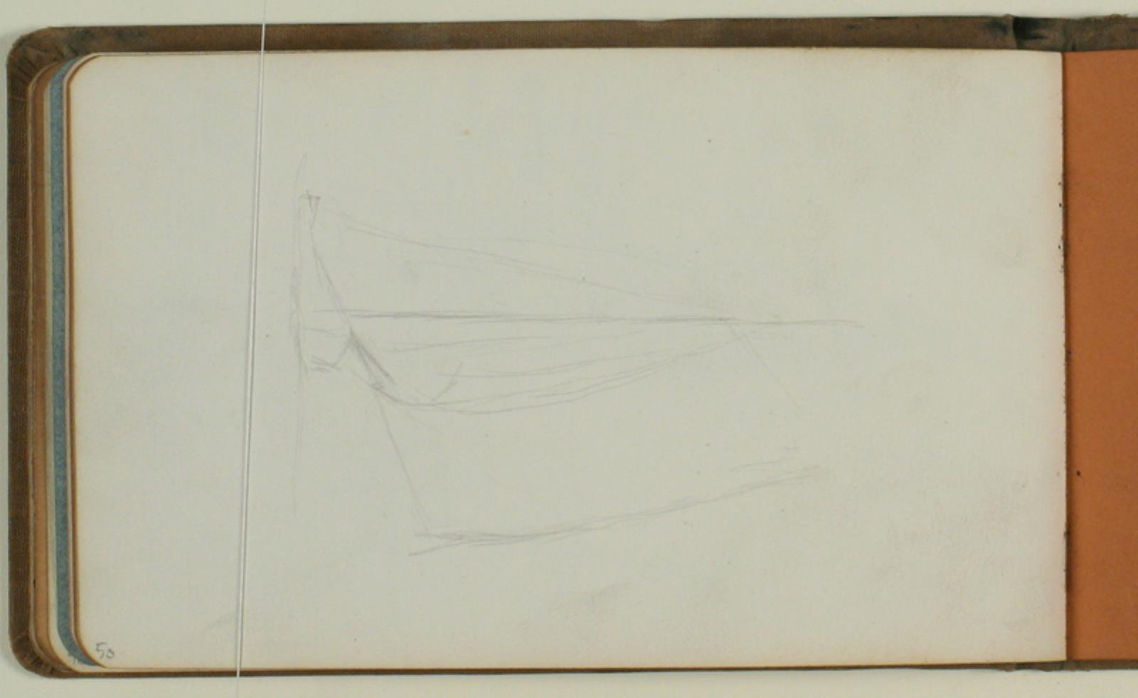 Niels Larsen Stevns, Studie af sejlbåd
