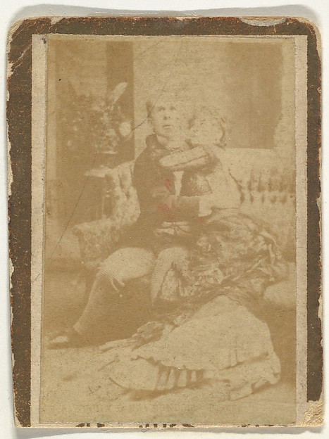 Allen & Ginter, From the Actresses and Celebrities series (N60, Type 1) promoting Little Beauties Cigarettes for Allen & Ginter brand tobacco products