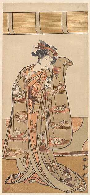 Katsukawa Shunshō　勝川春章, The Fourth Iwai Hanshiro as a Woman