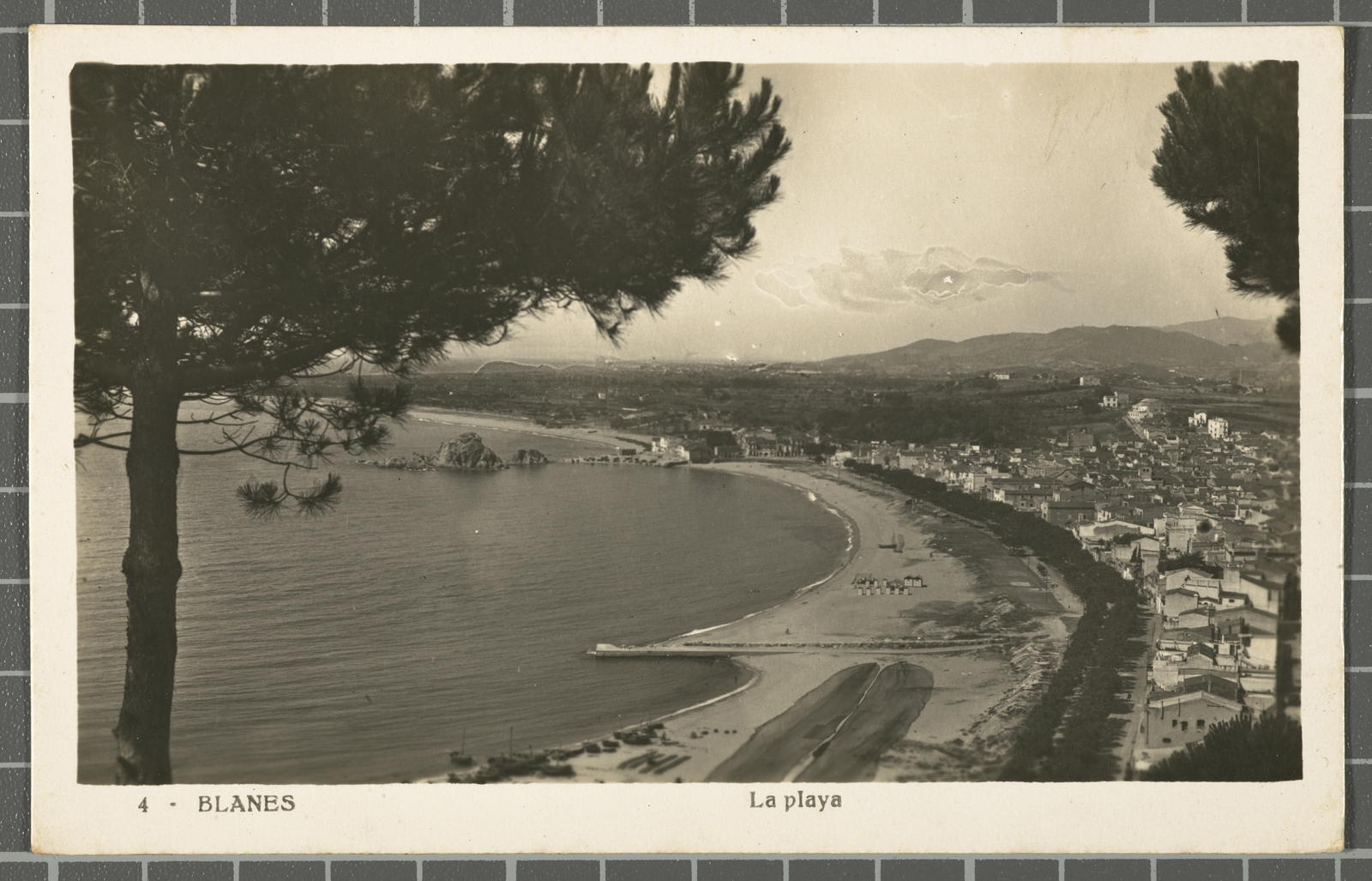 Desconegut, 4- Blanes. The playa