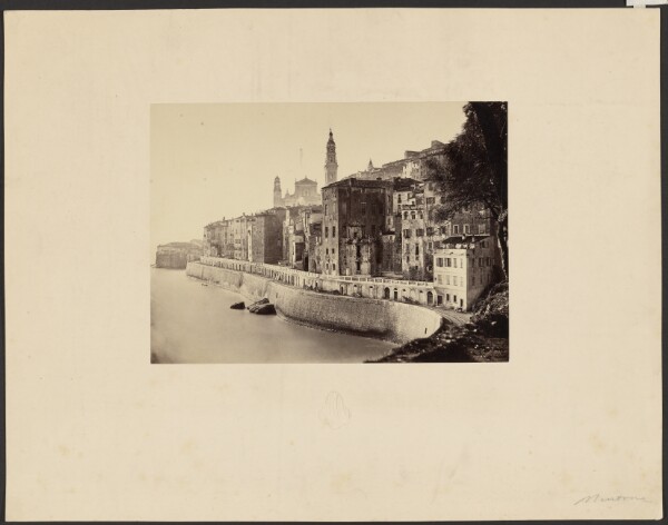 Louis-Alphonse Davanne, Mentone