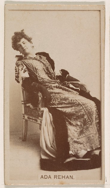 Kinney Brothers Tobacco Company, Ada Rehan, from the Actresses series (N245) issued by Kinney Brothers to promote Sweet Caporal Cigarettes