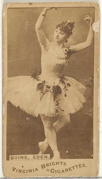 Allen & Ginter, Boine, Eden, from the Actors and Actresses series (N45, Type 1) for Virginia Brights Cigarettes