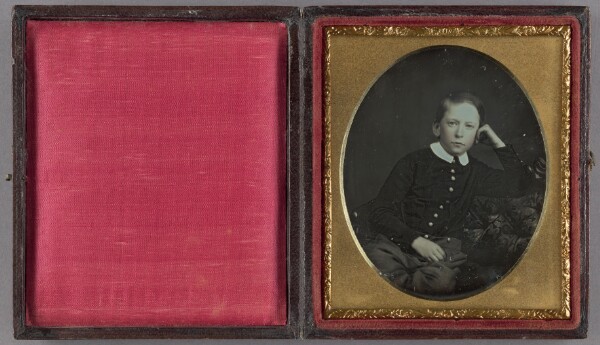 Unknown, [Portrait of a Seated Boy]