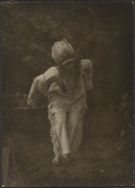 Louis Fleckenstein, [Florence Dancing in Native American Costume]