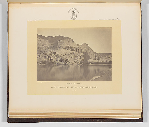 Timothy H. O'Sullivan, Castellated Sand-Bluffs, Fortification Rock