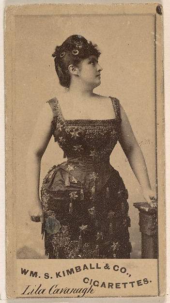 William S. Kimball & Company, Lila Cavanaugh, from the Actresses series (N203) issued by Wm. S. Kimball & Co.