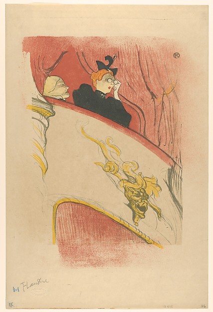 Henri de Toulouse-Lautrec, The Box with the Gilded Mask