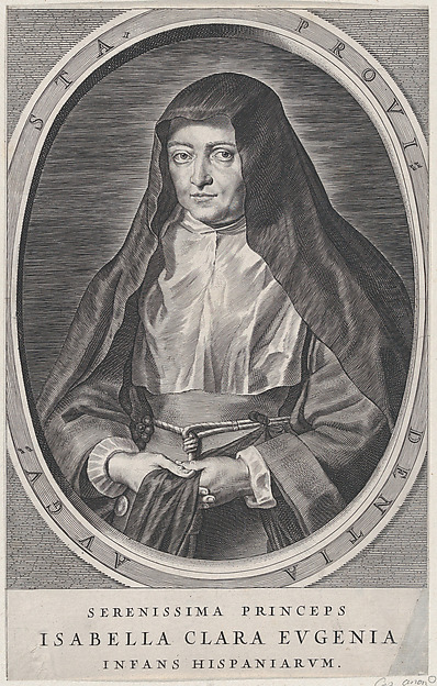 Anonymous, Portrait of Archduchess Isabella Clara Eugenia, Spanish Regent of the Low Countries, as a Nun