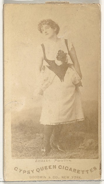 Goodwin & Company, Louise Paullin, from the Actors and Actresses series (N171) for Old Judge Cigarettes