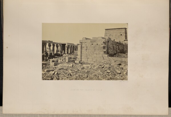 Francis Frith, View on the Island of Philae