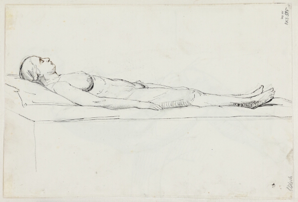 Carl Bloch, Studier til museets maleri "Jairi datter" (kms835)