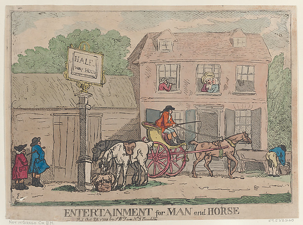 Thomas Rowlandson, Entertainment for Man and Horse