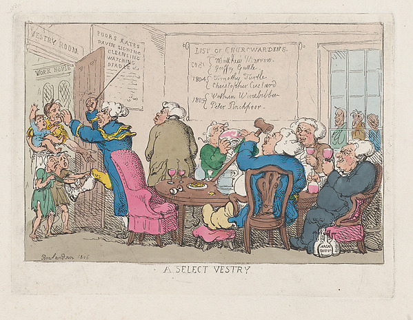Thomas Rowlandson, A Select Vestry