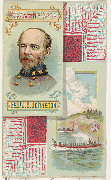 W. Duke, Sons & Co., A Short History of General J. E. Johnston, from the Histories of Generals series (N114) issued by W. Duke, Sons & Co. to promote Honest Long Cut Smoking and Chewing Tobacco