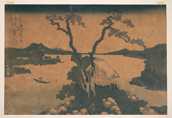 Katsushika Hokusai, Lake Suwa in Shinano Province (Shinshū Suwako), from the series Thirty-six Views of Mount Fuji (Fugaku sanjūrokkei)
