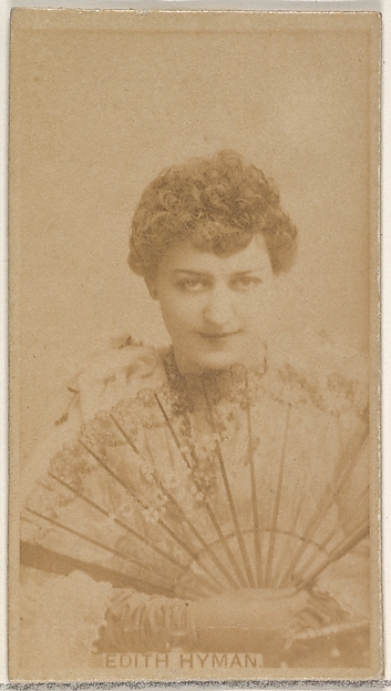 Allen & Ginter, Edith Hyman, from the Actors and Actresses series (N45, Type 8) for Virginia Brights Cigarettes
