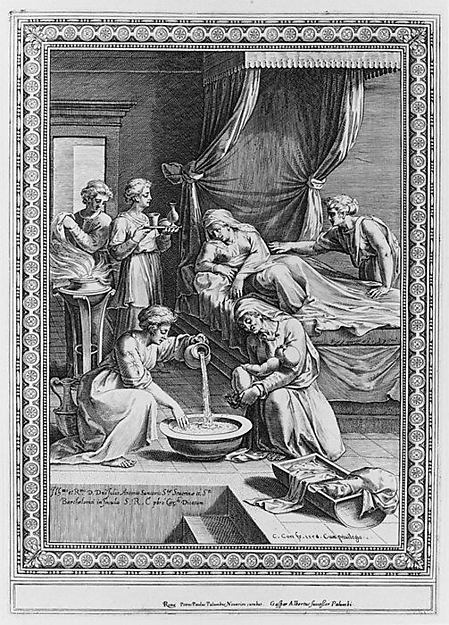 Cornelis Cort, Birth of the Virgin