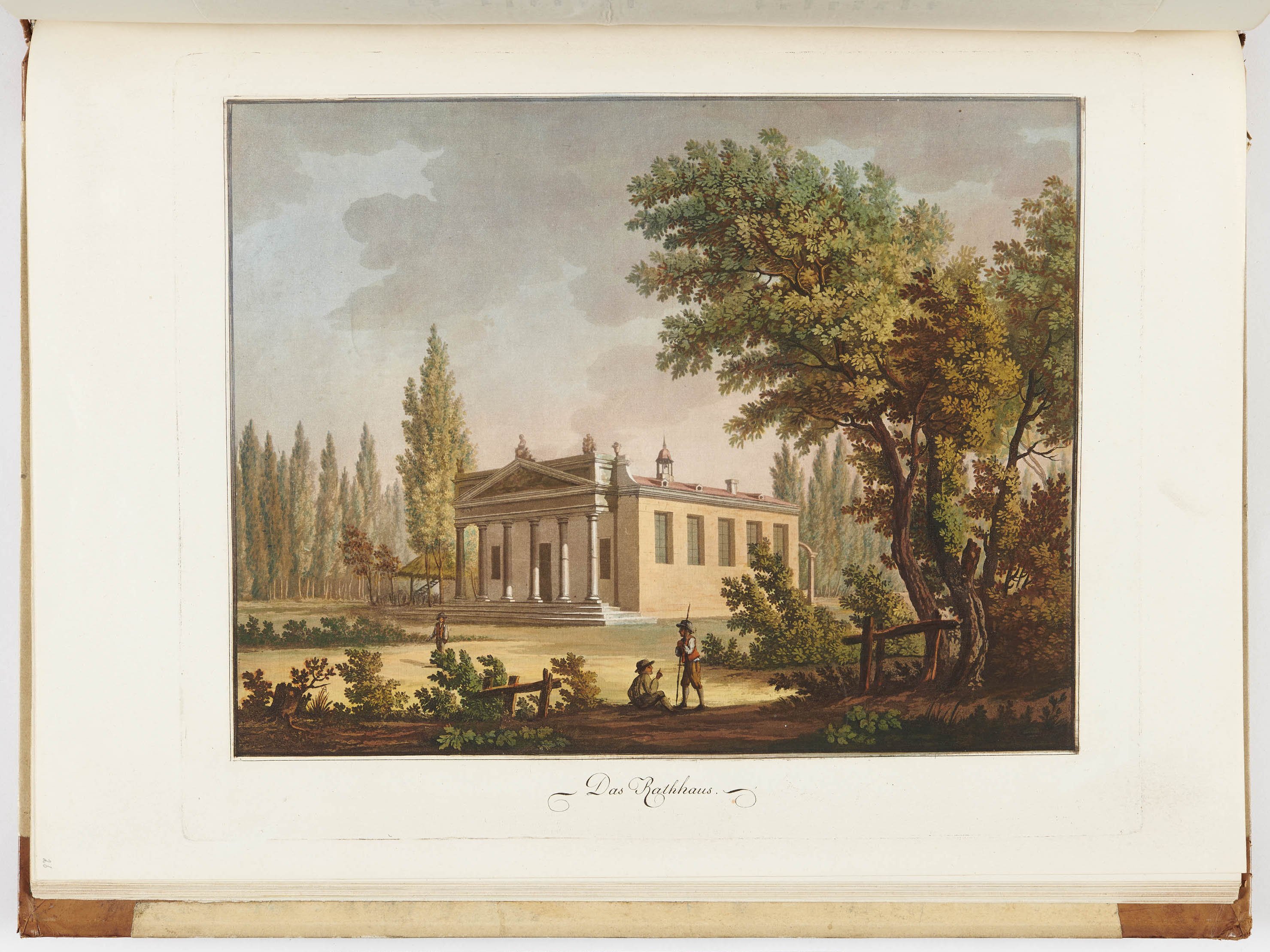 Johann Friedrich Frauenholz, "Das Rathhaus" in Hohenheim