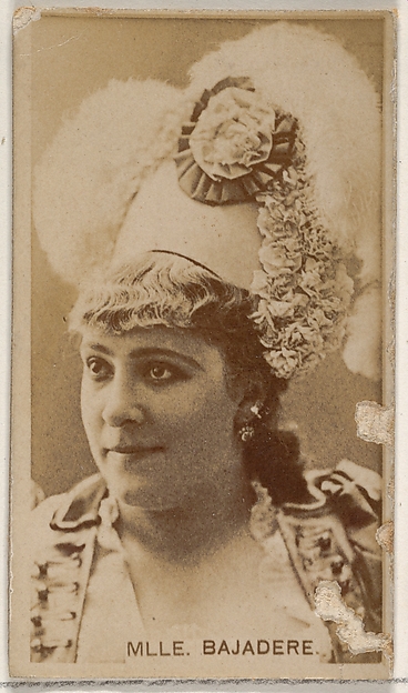 Allen & Ginter, Mlle. Bajadere, from the Actors and Actresses series (N45, Type 8) for Virginia Brights Cigarettes