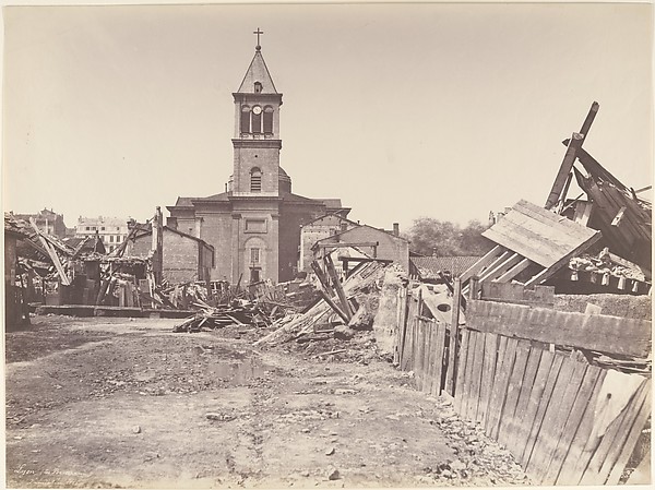 Edouard Baldus, The Floods of 1856, Church of Saint-Pothin, Lyon