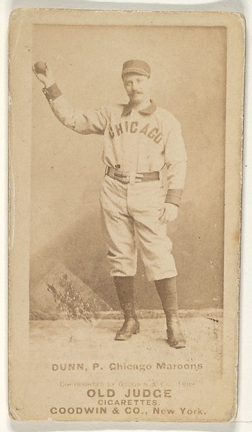 Goodwin & Company, Dunn, Pitcher, Chicago, from the Old Judge series (N172) for Old Judge Cigarettes