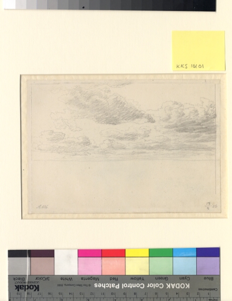 C.W. Eckersberg, Studie af skyer over havet
