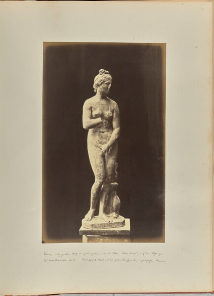 Unknown, [Statue of Venus, front view]