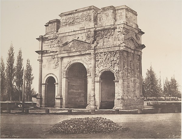Edouard Baldus, Arc antique à Orange