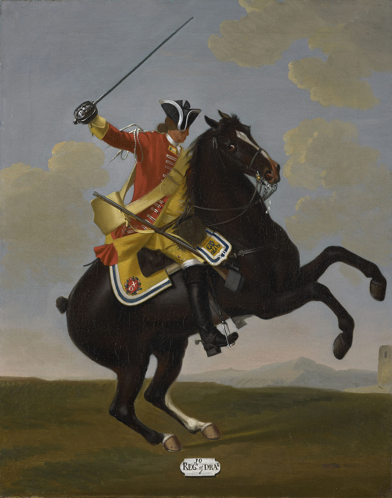 David Morier, Private, 10th Dragoons, 1751