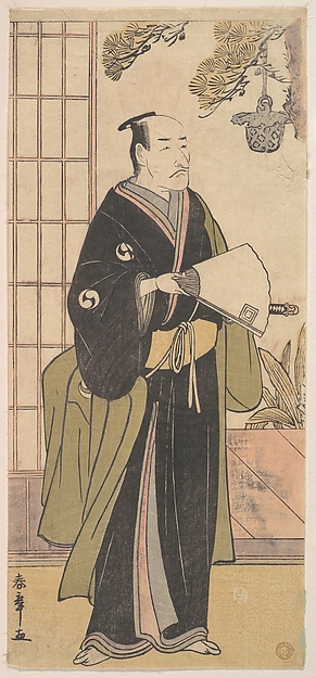 Katsukawa Shunshō　勝川春章, The Fifth Ichikawa Danjuro in the Role of Oboshi Yuranosuke