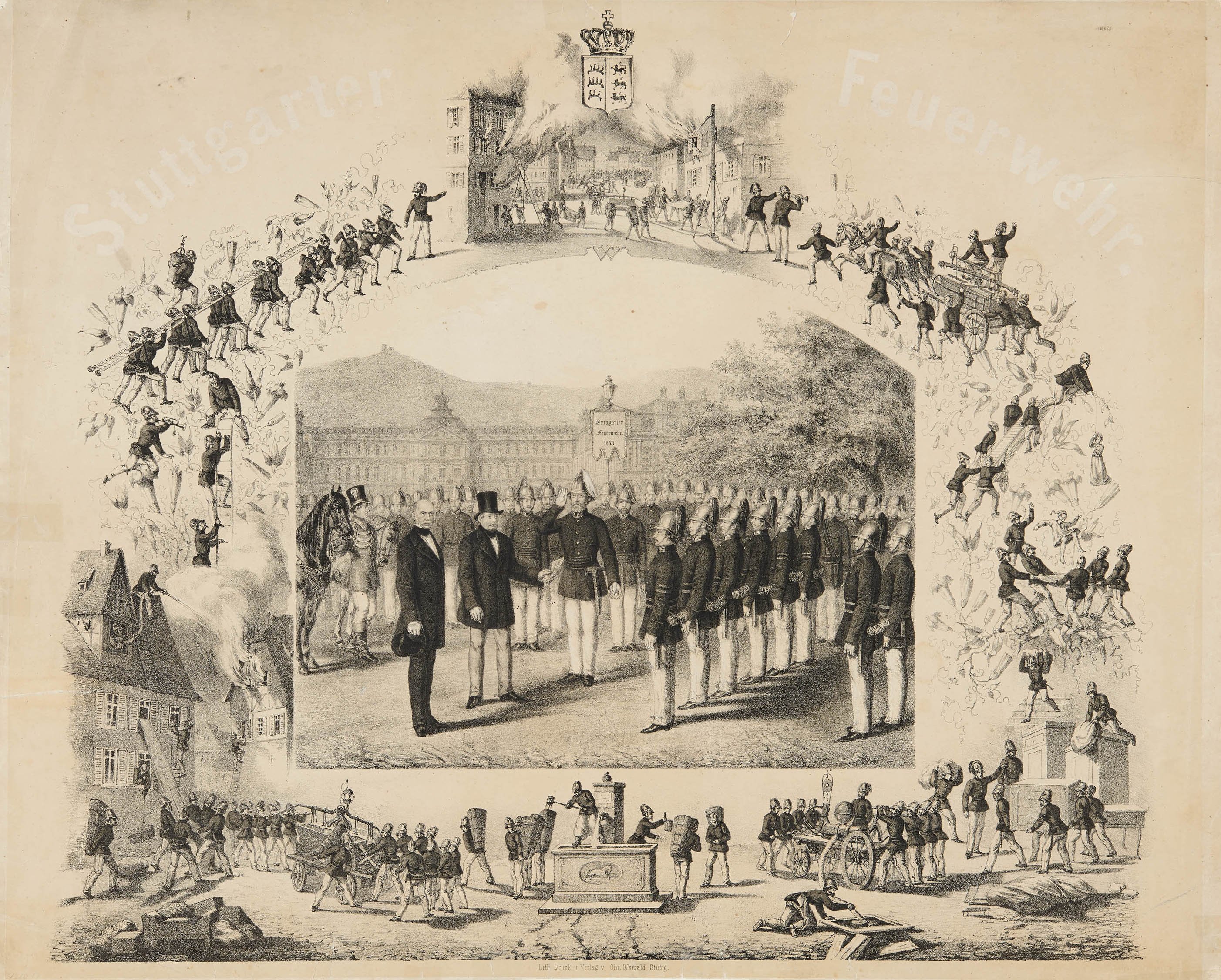 Unknown artist, "Stuttgarter Feuerwehr"