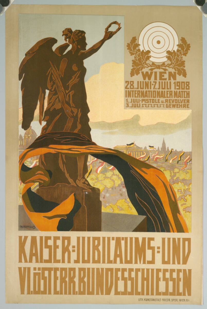 AdolfKarpellus, KAISER-JUBILÄUS- UND VI. ÖSTERR. BUNDESSCHIESSEN; WIEN 1908