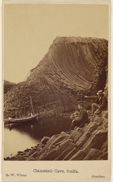 George Washington Wilson, Clamshell Cave, Staffa