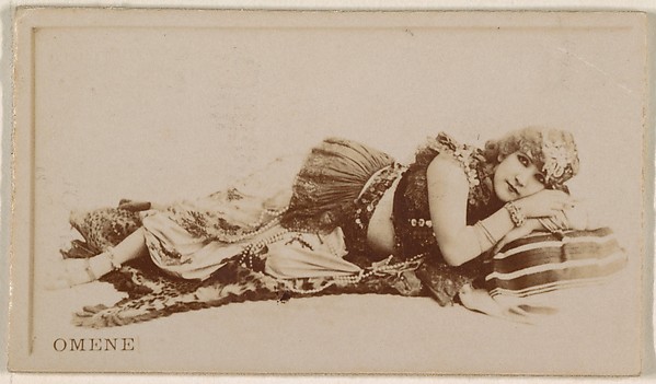 Kinney Brothers Tobacco Company, Omene, from the Actresses series (N245) issued by Kinney Brothers to promote Sweet Caporal Cigarettes