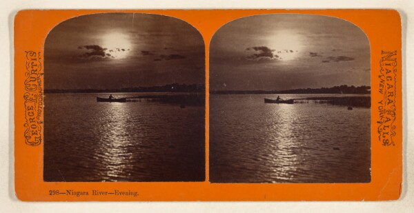 George E. Curtis, Niagara River - Evening. [Niagara Falls, New York]
