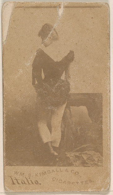 William S. Kimball & Company, Miss Italia, from the Actresses series (N203) issued by Wm. S. Kimball & Co.