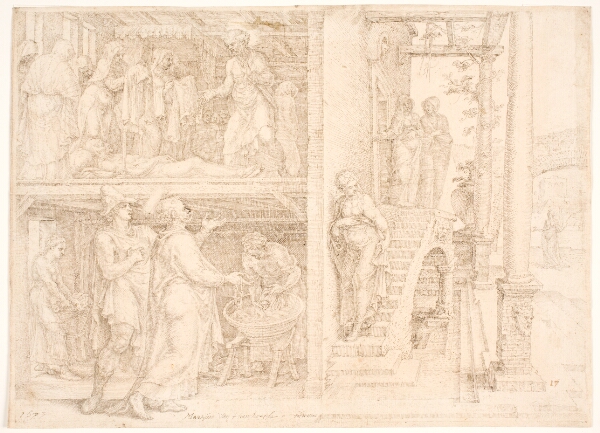 Maarten van Heemskerck, Peter opvækker Tabita