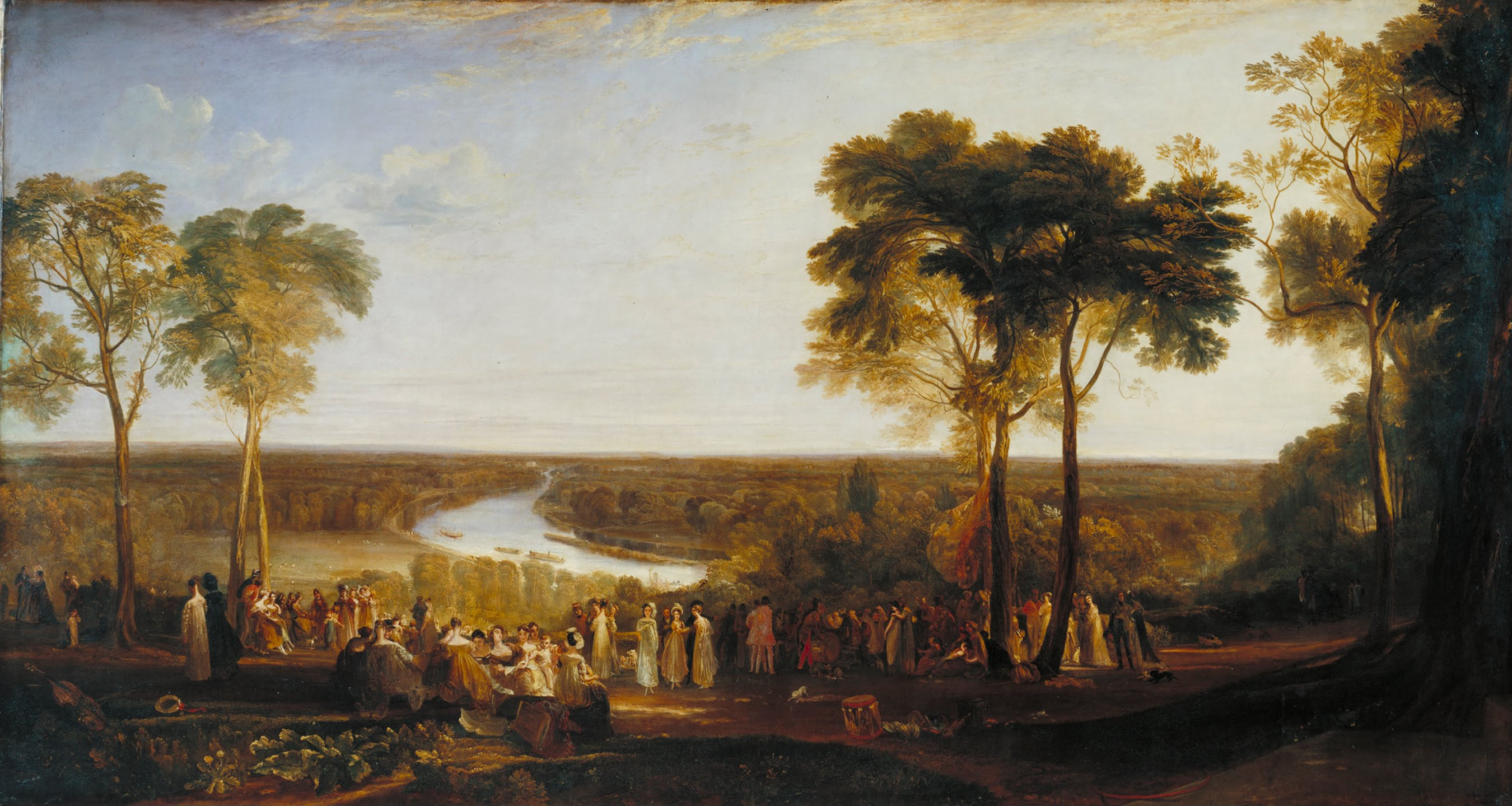 J. M. W. Turner, England: Richmond Hill, on the Prince Regent's Birthday