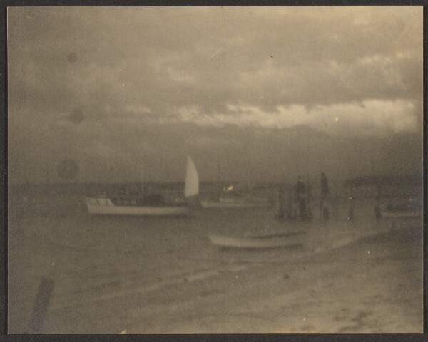 Louis Fleckenstein, [Seascape with Boats]