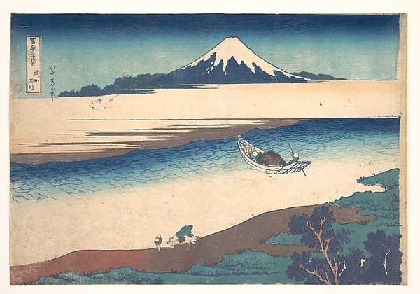Katsushika Hokusai, Tama River in Musashi Province (Bushū Tamagawa), from the series Thirty-six Views of Mount Fuji (Fugaku sanjūrokkei)