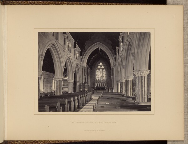 Francis Bedford, Sherbourne Church, interior, looking east