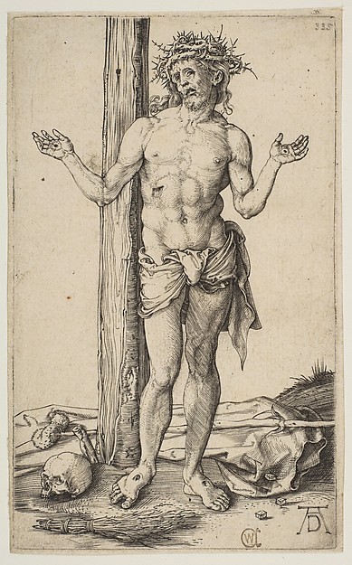 Albrecht Dürer, Man of Sorrows with Arms Outstretched