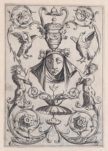 Agostino Veneziano (Agostino dei Musi), Ornamental Panel
