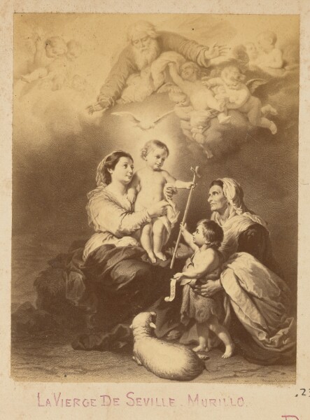 Unknown, [Reproduction of "La Vierge De Seville (The Virgin of Seville)" by Bartolomé Esteban Murillo]