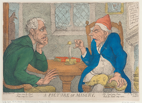 Thomas Rowlandson, A Picture of Misery
